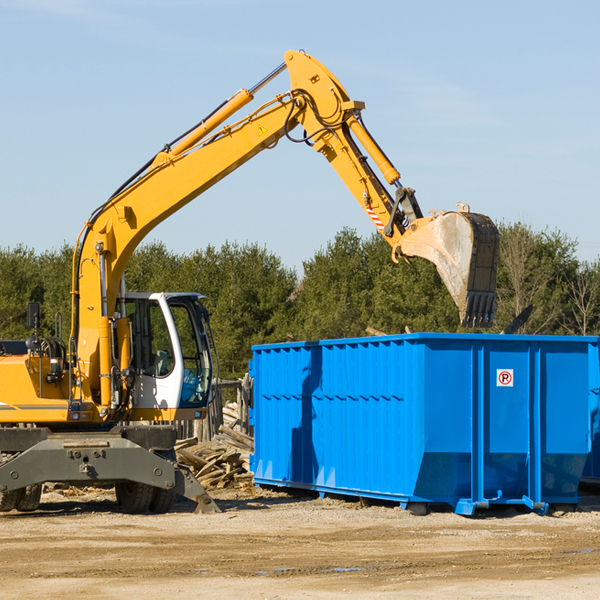 are there any restrictions on where a residential dumpster can be placed in Milnesville PA